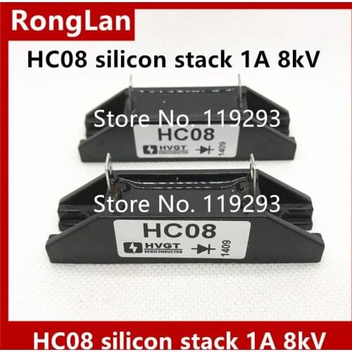 [BELLA] electronic high-voltage rectifier voltage silicon stack HC8 HC08 silicon stack 1A 8kV--10PCS/LOT