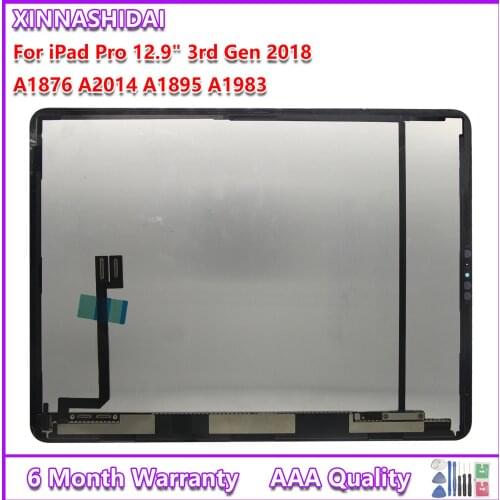 For iPad Pro 3 12.9" 3rd Gen 2018 A1876 A2014 A1895 A1983 Display Touch Screen Digitizer Assembly Replacement parts