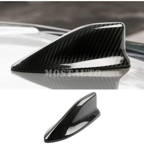 For Subaru BRZ Toyota 86 GT86 Scion FR-S 2012-2019 Real Carbon Fiber Exterior Car Roof Shark Fin Antenna Cover Trim Black/Red