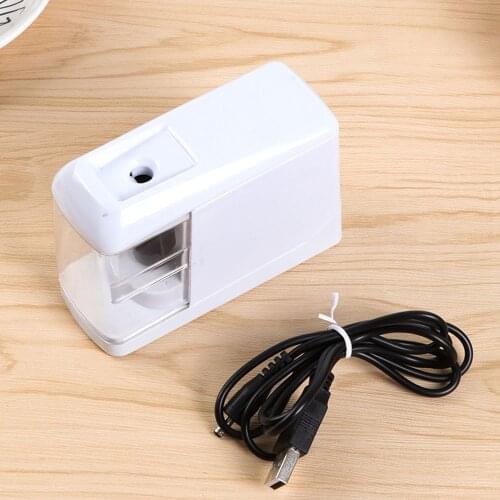 Electric Automatic Pencil Sharpener USB Battery Powered School Home Office Auto