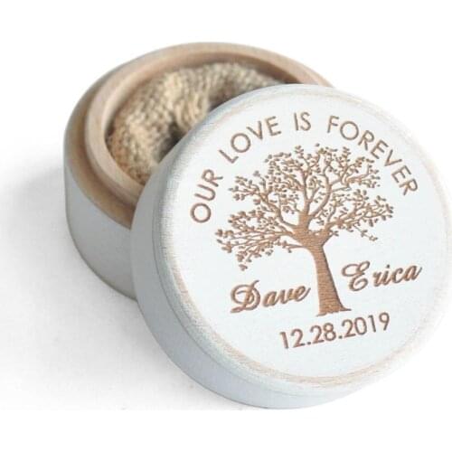 Personalized Ring Box, Ring Bearer Box,Custom Ring Box,Wedding Ring Box,Engagement Box,Engraved Names and Wedding Date