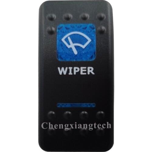 Printed Blue Rocker Switch Cap-Wiper-for Carling Arb Car Boat On Off On Rocker Switch 12v 24v, Cover Only !!! No Switch Base