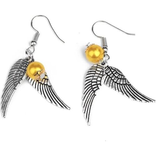 New womens pendant earrings Wings earrings fashion jewelry creative jewelry earrings Christmas gifts