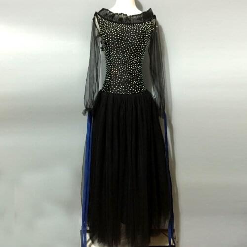 New style latin dance costume sexy gauze stones latin dance dress for women latin dance competition dresses A53 S-4XL