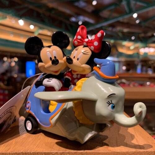 New style Shanghai Disney Mickey Minnie Dumbo pull back car Friction scooter Childrens toy gift Ornaments AG2546