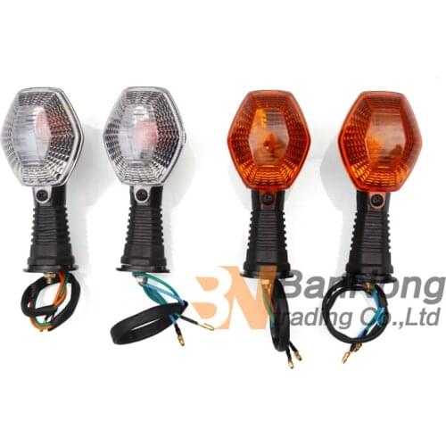 Motorcycle Front Rear universal Turn Signal Indicator Lights For Kawasaki ZX-9R ZX-6R Z1000 Z750 ZR-7 ZRX1200 ZX750-H1 ZX7R ZX12