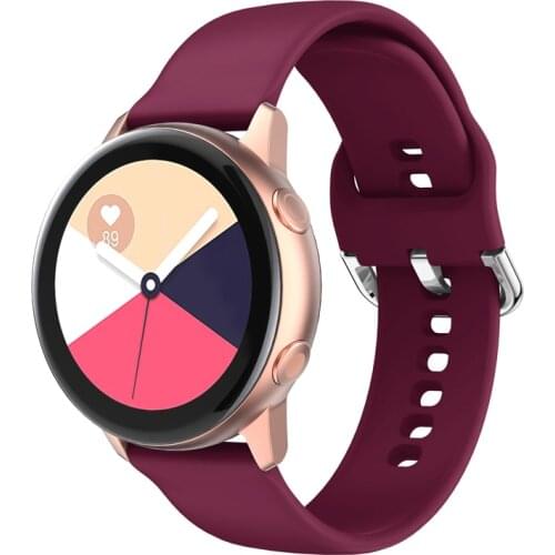 20mm Soft Silicone Band for Huawei GT 2 42mm smart watch Sport bracelet for Honor magic 2 42mm Wrist Strap Accessories