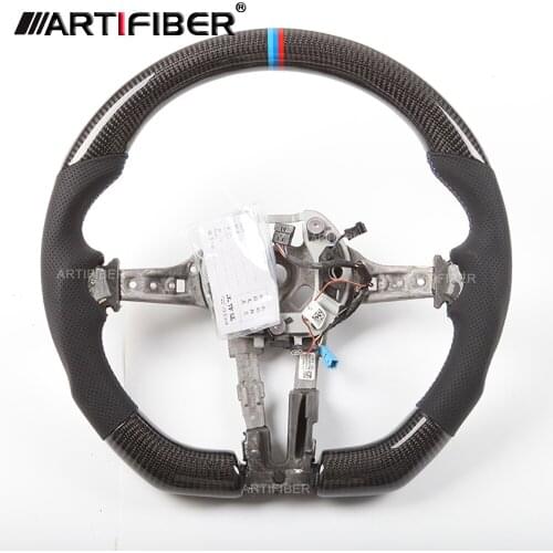 100% Genuine Carbon Fiber Steering Wheel for BMW 1 3 M Series E82 E90 E87 E91 E92