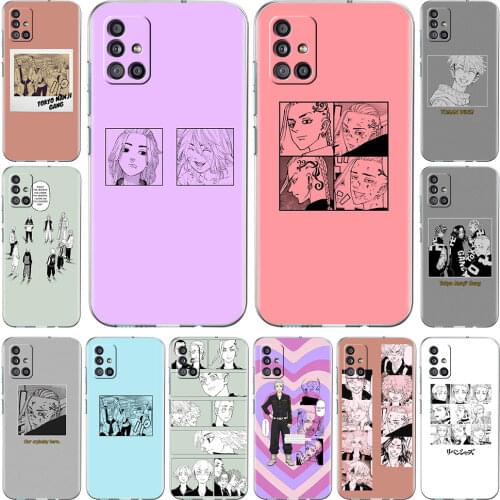 Stylish Smartphone Case for Samsung Galaxy A51 A71 A21s A31 A12 A72 A32 Back Soft Cover A52 5G Funda Anime Tokyo Revengers Manga