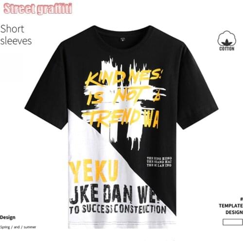 Мужские футболки оверсайз STREET GRAFFITI China At AliExpress