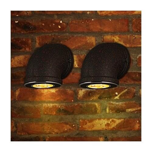 Loft Style Iron Water Pipe Lamp Wall Sconces Industrial Vintage LED Wall Light Fixtures For Home Decor Lighting Luminaire