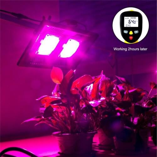 COB Led Grow Light Full Spectrum 200W Waterproof IP67 for Vegetable Flower Indoor Hydroponic Greenhouse Plant Lighting Lamp
