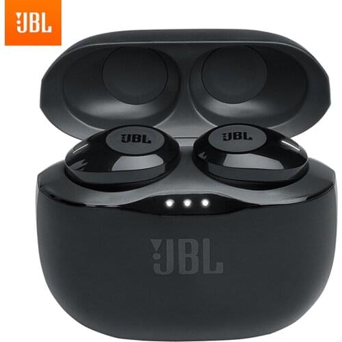 JBL T120TWS True Wireless Bluetooth Earphones TUNE 120 TWS Stereo Earbuds Bass Sound Headphones Headset with Mic Charging Case