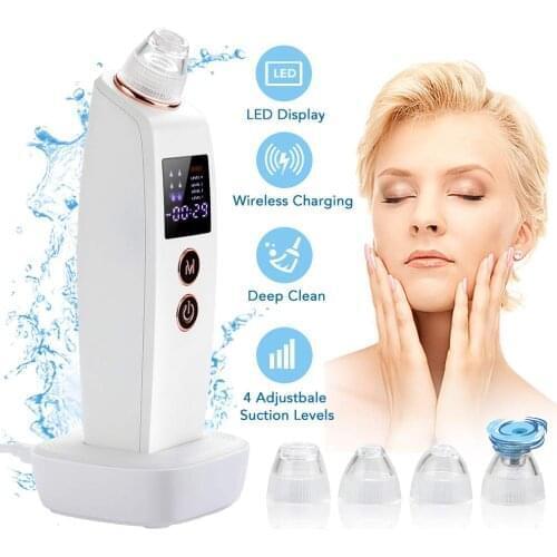 Blackhead Remover Face Deep Nose Cleaner T Zone Pore Acne Pimple Removal Vacuum Suction Facial Diamond Beauty Clean Skin Tool