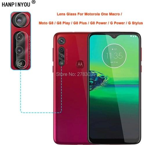 For Motorola One Fusion+ Macro Moto G8 Play Plus G Power Stylus Slim Back Camera Protector Rear Lens Cover Tempered Glass Film