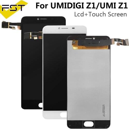 For Umidigi Z1 / UMI Z LCD Display+Touch Screen 100% Tested LCD Digitizer Glass Panel Replacement lcd sensor umidigi z pro
