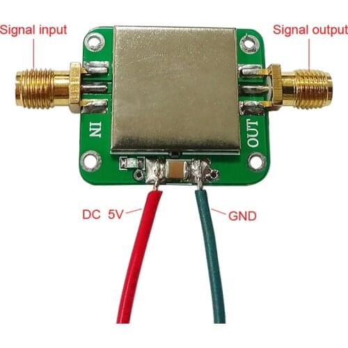 0.01-2000MHz 2GHz LNA Broadband RF Low Noise Amplifier Module VHF/UHF Gain 32dB