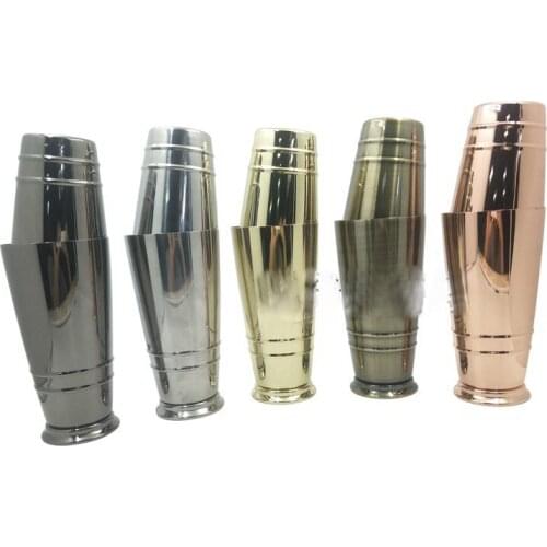 304 Stainless Steel Boston Cup Cocktail Shakers Pot Bottom Mixer Cup