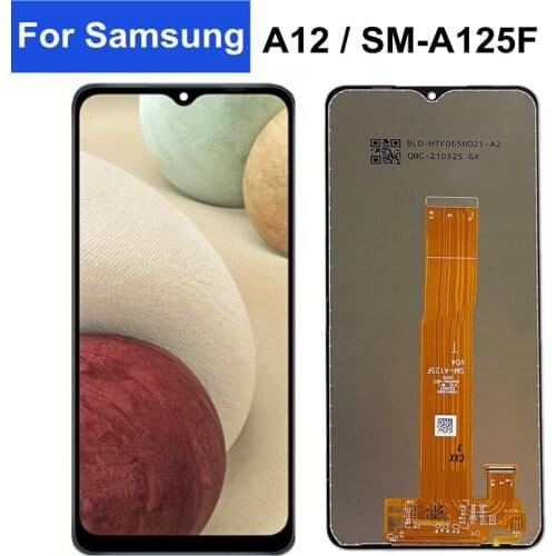 6.5 inch For Samsung Galaxy A12 LCD A125F SM-A125F A125 A125M Display Touch Screen Digitizer For Samsung A12 Screen