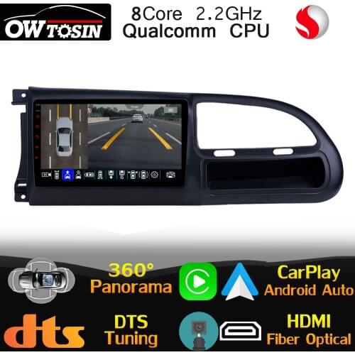 9" IPS Qualcomm CPU Android For Ford Transit 2010-2016 Car Media DTS HIFI 360 Camera GPS Radio Optical HDMI 4G LTE WiFi Stereo
