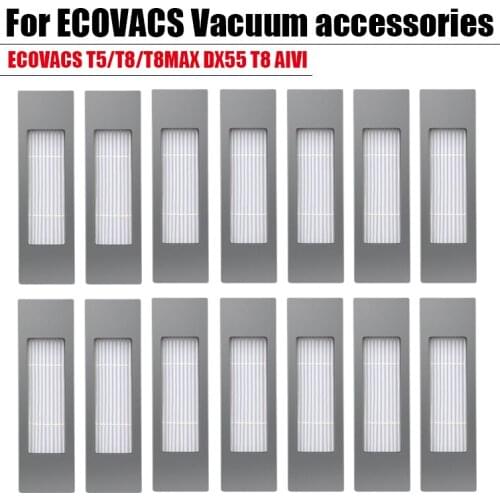 For Ecovacs Deebot OZMO T5/T8/MAX/AIVI/DX55 Vacuum cleaner accessories Washable HEPA filter dust bag mop cloth Replacement parts