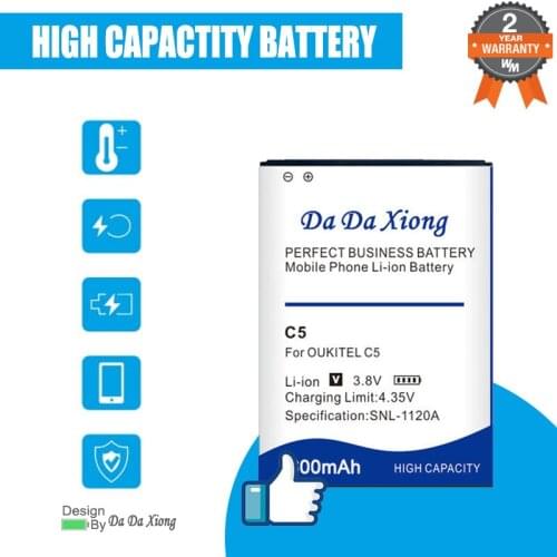 Free Shipping 3350mAh Battery for OUKITEL C5 Batteries OUKITEL C5 Pro High Quality Mobile Phone Replacement batteria