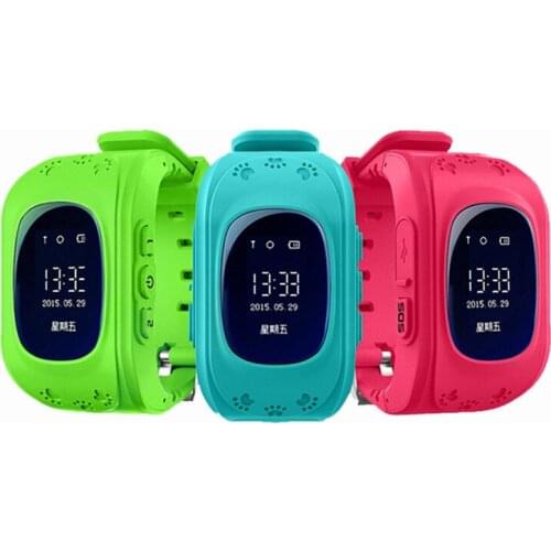 Anti Lost Kids Smart Watch OLED Child GPS Tracker SOS Monitor Positioning Phone GPS Baby Watch IOS Android PK Q12 S9 Watch