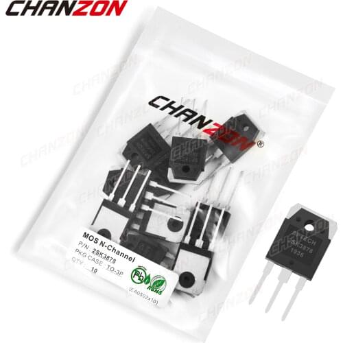 10pcs 2SK3878 TO-3P N-Channel Mosfet Bipolar Junction Transistor BJT SIC Mos Fets Triode Tube 9A 900V Integrated Circuits