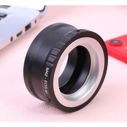 M42-EOS M Mount Adapter Ring for Canon EOS M series DSLR Cameras M42 Lens to Canon EF-M Mirroless Camera