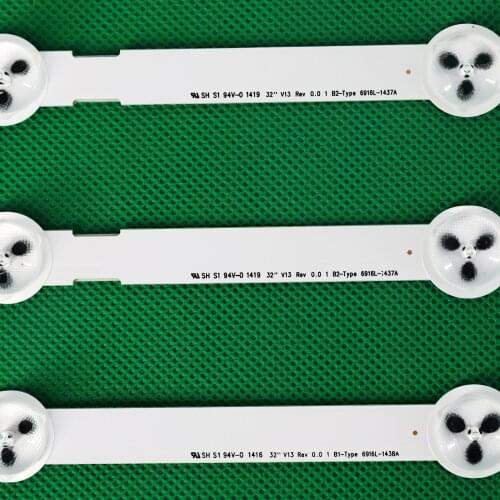 New Kit 30 PCS 7LED B1/B2-Type LED Backlight Strip for LG 6916L-1437A 1438A 32LN540V 32LN577S 32LN570R 32LN549E 32LN549C