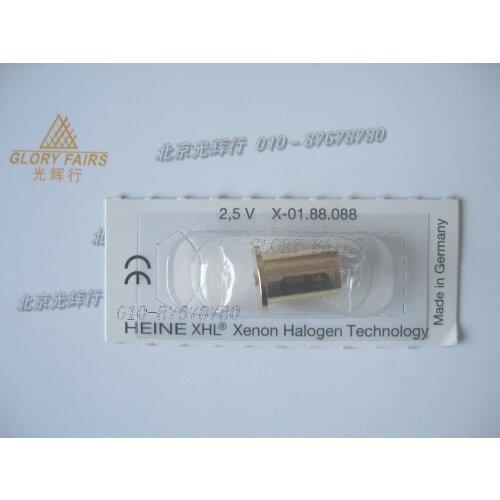 HEINE XHL #088 2.5V lamp,X-001.88.088,xenon halogen technology,Alpha spot Beta 200 retinoscope,X-01.88.088 bulb