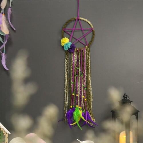 Forest Serie Dream Catcher Wind Chimes Home Hanging Dreamcatcher Bedroom Party Christmas Festival Decoration Dress Up Maiden