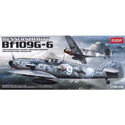 Assembly Model 1/72 Germany Messerschmitt BF-109G Fighter 12467 Military Assembly Model Decoration Collection