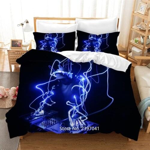 Fashion Music DJ Bedcase Pillowcase for Teens, Students and Adults To Decorate A Comfortable Bedroom with A High Quality Cover