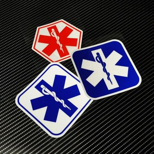 Car Styling Stickers Global First Aid Snake Off Road Motorcycle Oil Tank Body Side Tank Bike Helmet Decals