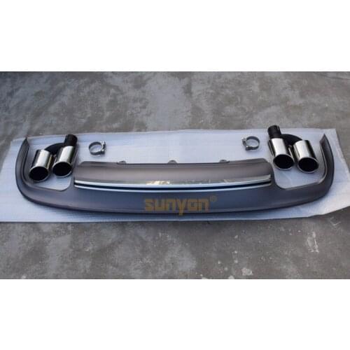 Suitable for Modified S5 Lip Throat Double Row Four Out Rear Tail Skirt 10-19 B8b9 Small Encirclement Audi A5