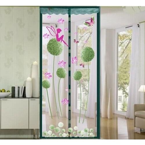 2021 Encryption 4 Colors Magnet Mosquito Net Curtains Tulle Door Screen Magnetic Moustiquaire Porte