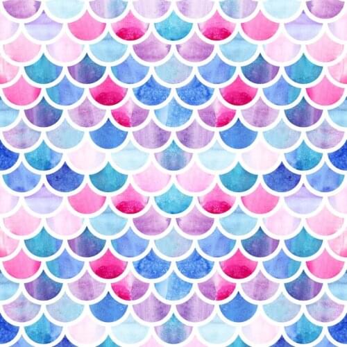Fairytale theme photography background color pink blue red white fish scale background baby shower wedding party photo props