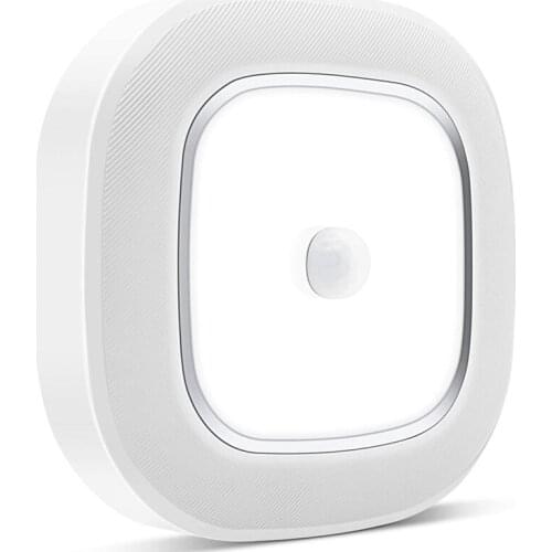 Motion Sensor LED Ceiling Light Battery Operated, Wireless Motion Sensing Activated LED Light 300LM White Indoor