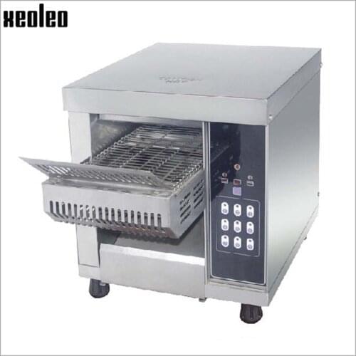 XEOLEO Toaster oven Conveyor toaster Bread toaster Commmercial stainless steel Electric breadmaker Bread baking machine 1300W