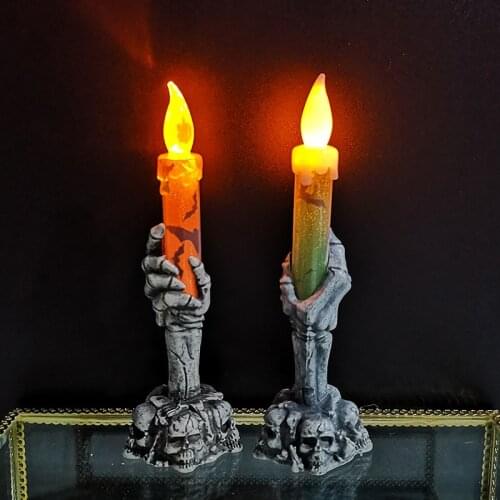 Halloween Decoration Lights Skull Ghosts Party Candle Lights Led Pumpkin Party Happy Halloween Party Decoration For Home 2021