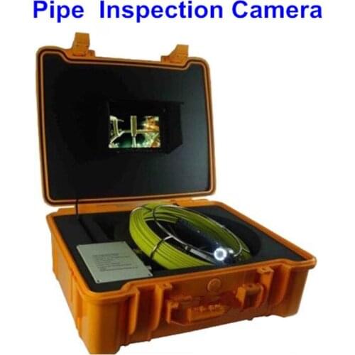 High Definition 720P Pipe Inspection Video Camera 7Inch Pipeline Inspection Industrial Endoscope 23MM 20M With DVR Function