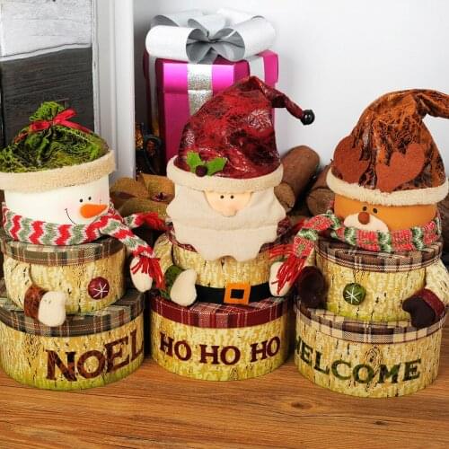 Christmas high-end gift box Christmas Eve apple gift box Santa Claus three-piece gift box set