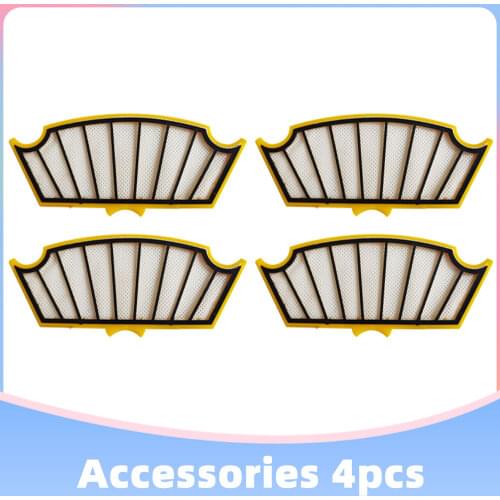 For iRobot Roomba 500 Series 510 530 535 532 550 560 570 580 Robotic Vacuum Cleaner Replacement Spare Parts Hepa Filter Set
