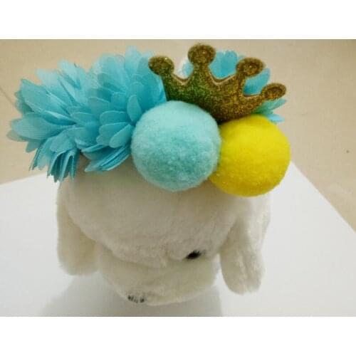 2016 Pet Dog Cat HairpinGrooming Accessories Rural small Pet Hair Clips yorkie Maltese headdress