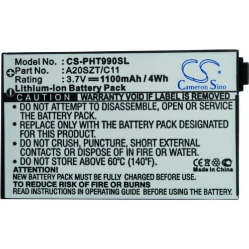 Cameron sino 1100mah battery for PHILIPS 9@9T 9A9T Xenium 9@9T 9a9T A20SZT/C11 Mobile, SmartPhone Battery
