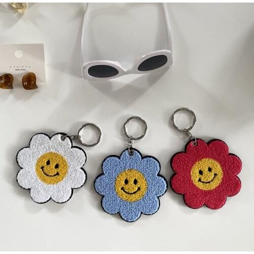 Accessories For Bags Flower Hanging Pendant Clover Key Chain Cute Korean Bag Decoration