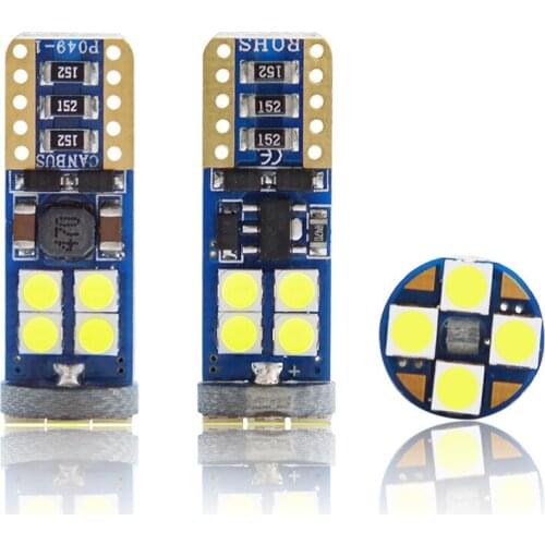 Automobile LED side lamp t10w5w running lamp small lamp day running lamp 12smd3030 decoding constant current