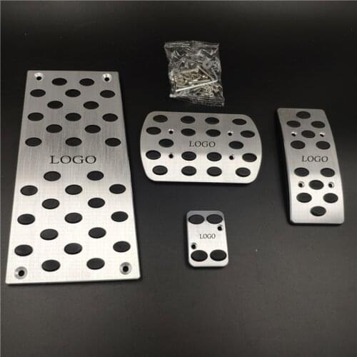 DEE Car Accessory For Toyota Prius 2012-2021 Automatic Accelerator Brake Foot Rest Pedal Pad Full Gas Plate Pads Sticker Cover