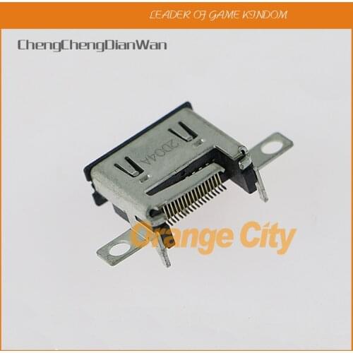ChengChengDianWan 1pc 2pcs Original used HDMI-compatible socket for wii u wiiu console with tracking number
